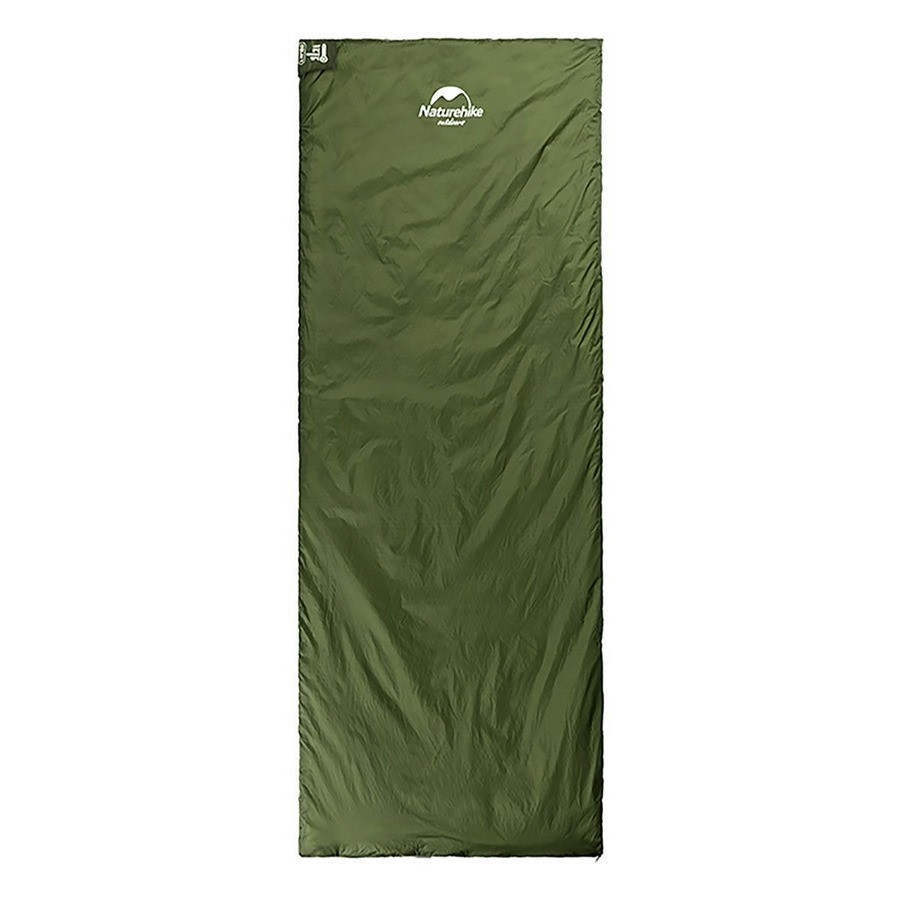 Сверхлегкий спальник LW180 NH21MSD04 Naturehike 6927595786956-R, прав (15°C), p-p XL, темно-зеленый
