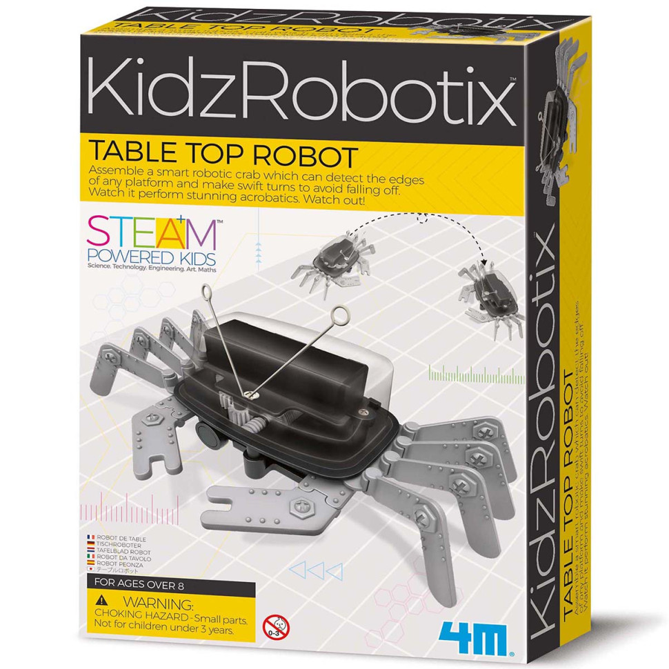 Настольный конструктор-робот Краб 4M 00-03357 серия KidzRobotix