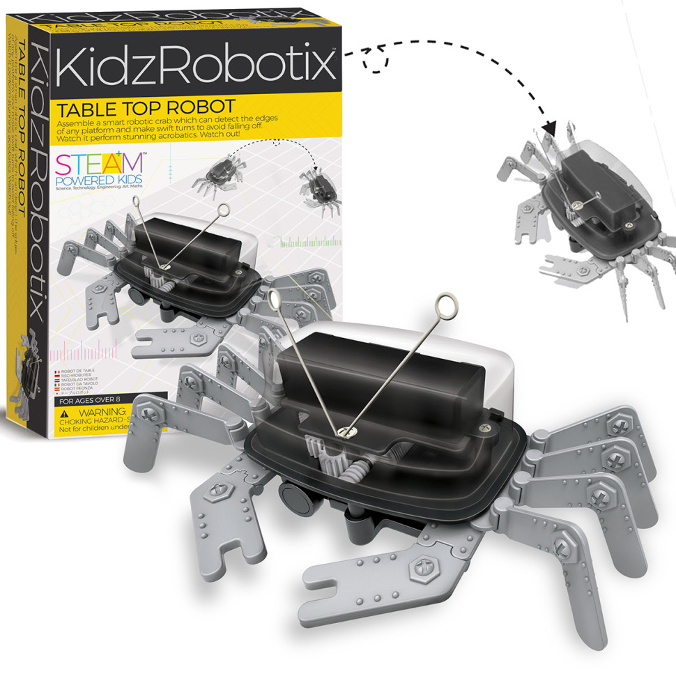 Настольный конструктор-робот Краб 4M 00-03357 серия KidzRobotix