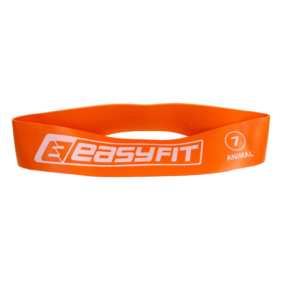 Резинка для фитнеса EasyFit №7 EF-1813-7 длина 600 мм, оранжевый