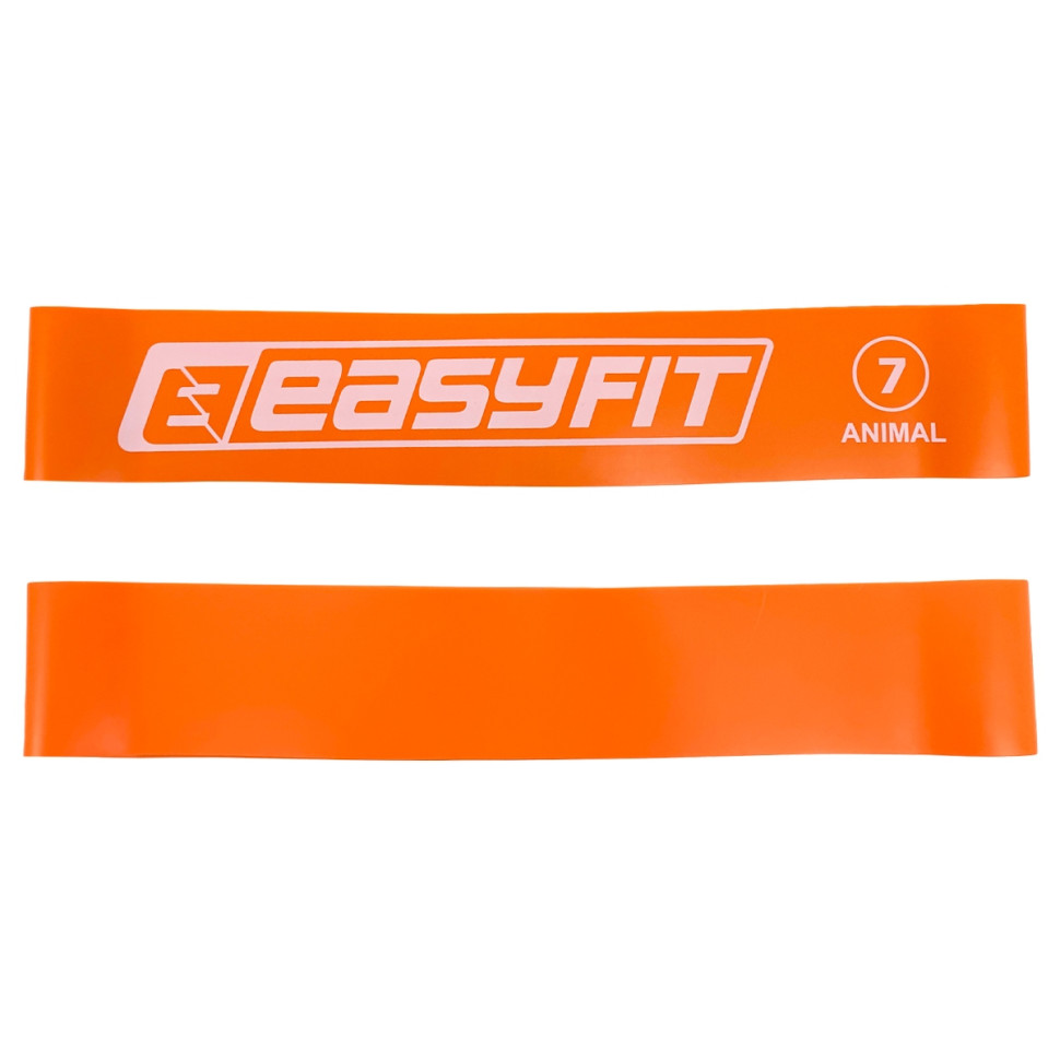 Резинка для фитнеса EasyFit №7 EF-1813-7 длина 600 мм, оранжевый
