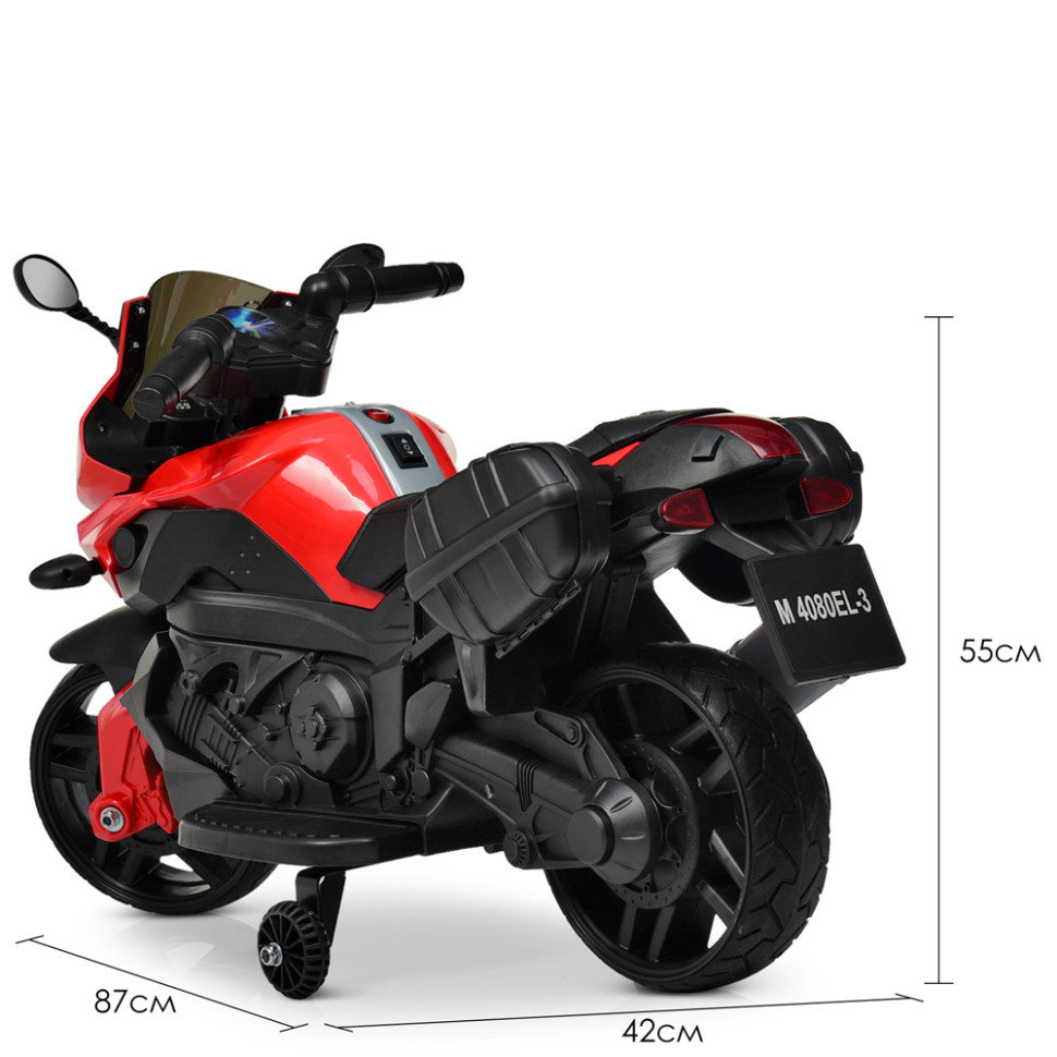 Детский электромобиль Мотоцикл Bambi Racer M 4080EL-3 до 20 кг