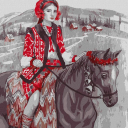 Картина по номерам "Путешествие родным краем" ©Katya Poltavska Идейка KHO2537, 40х40 см