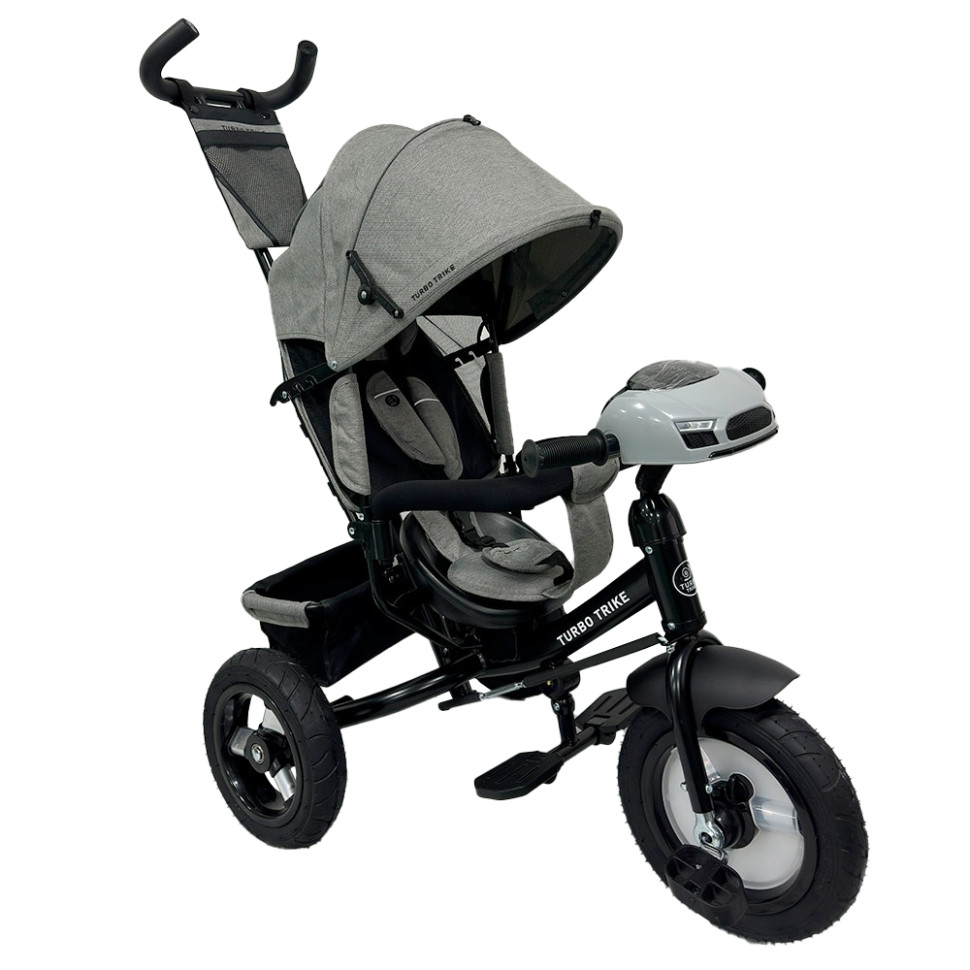 Дитячий триколісний велосипед Turbotrike MT 1006-8 сірий