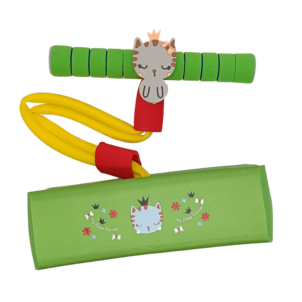 Дитячий джампінг Bambi 67942(Green) підсвічування, пискавка