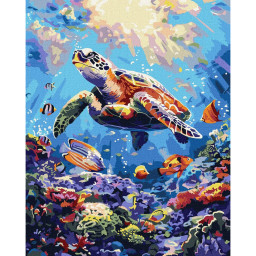 Картина по номерам "Морское спокойствие" &copy;art_selena_ua Идейка KHO6660, 40х50см