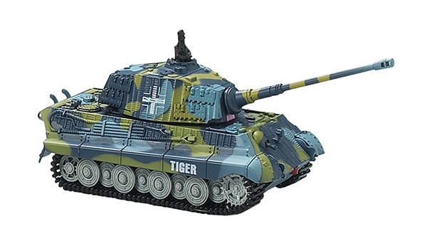 Танк микро GWT2203 на радиоуправлении 1:72 King Tiger со звуком