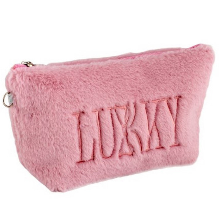 Детская косметичка Lukky T21390 плюшевая с логотипом