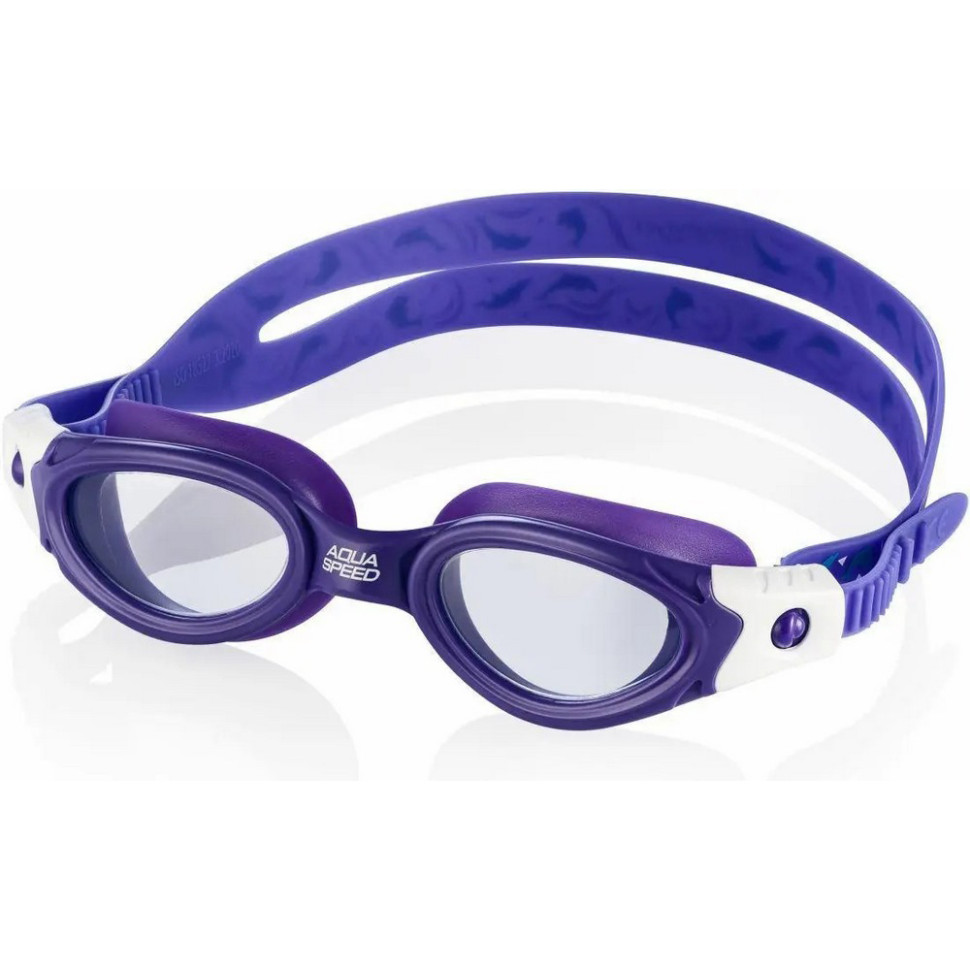Очки для плавания PACIFIC JR BENDYZZ 8916 Aqua Speed 00000018873 фиолетовый, белый, OSFM
