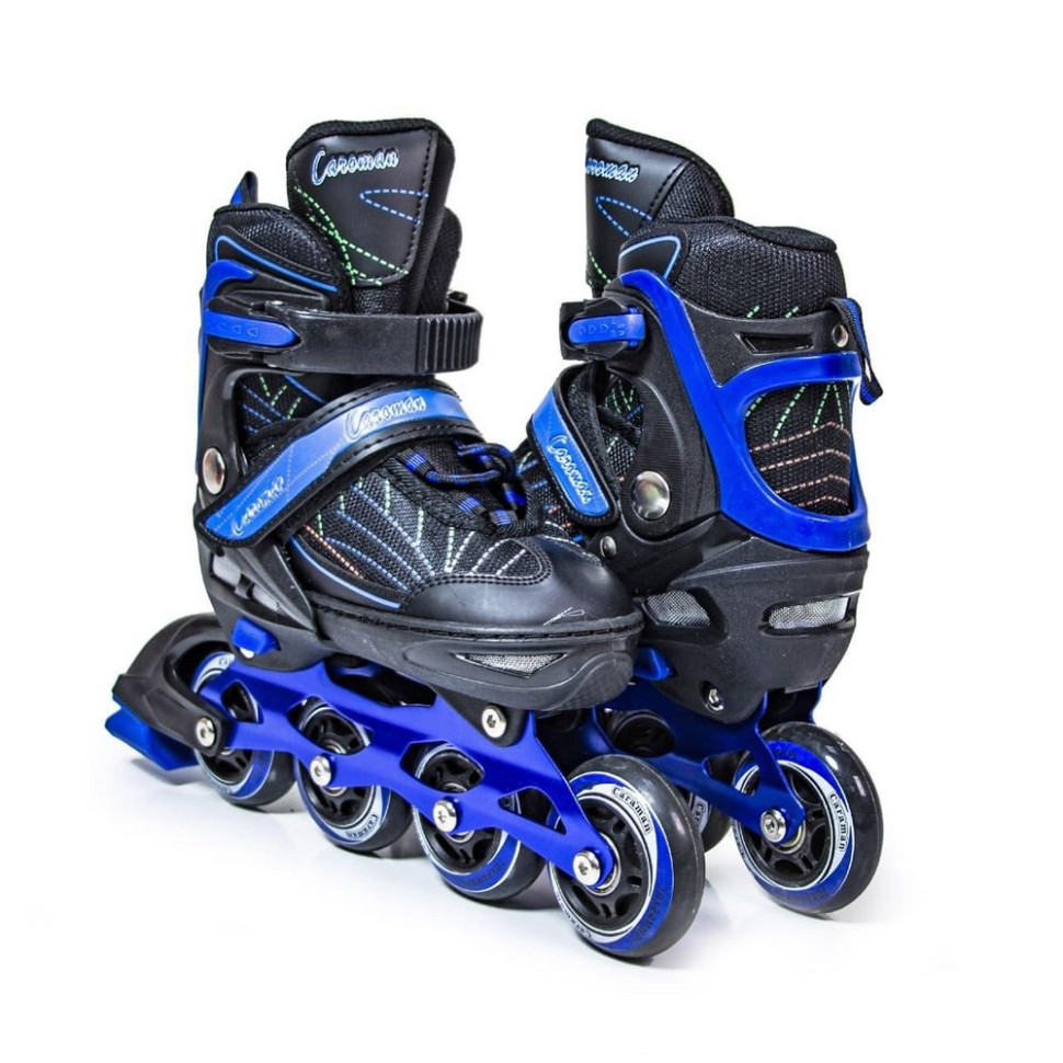 Детские раздвижные ролики Caroman Sport Bambi 503752028-M размер 31-35