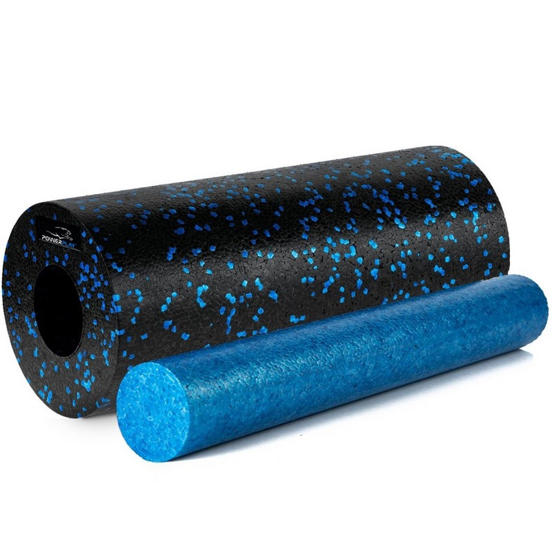 Массажный ролик (роллер) гладкий PP-4348 2 in 1 EPP Foam Roller PowerPlay PP_4348_Blue_(33*14)
