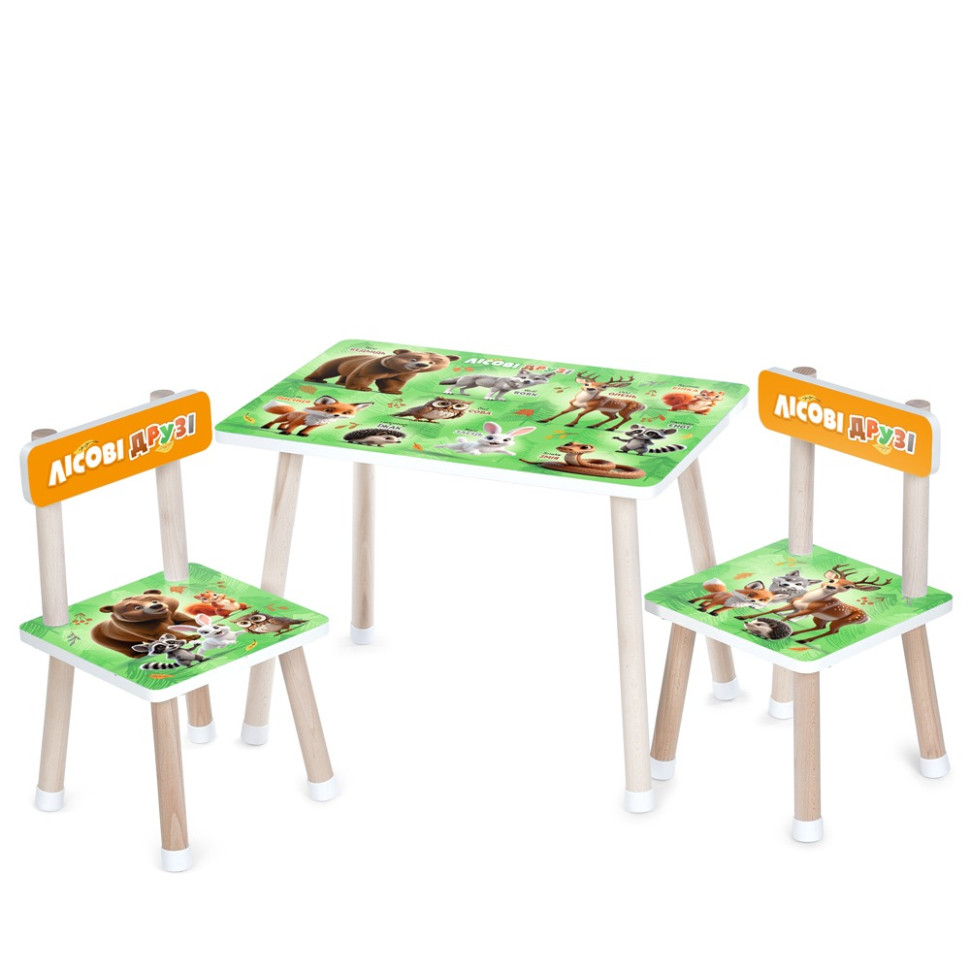 Детский Столик Bambi M 501-3 столешница 60 х 40 см, 2 стульчика