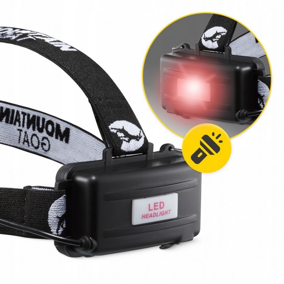 Ліхтар налобний Mountain Goat P-59077393183 Black 350 люмен