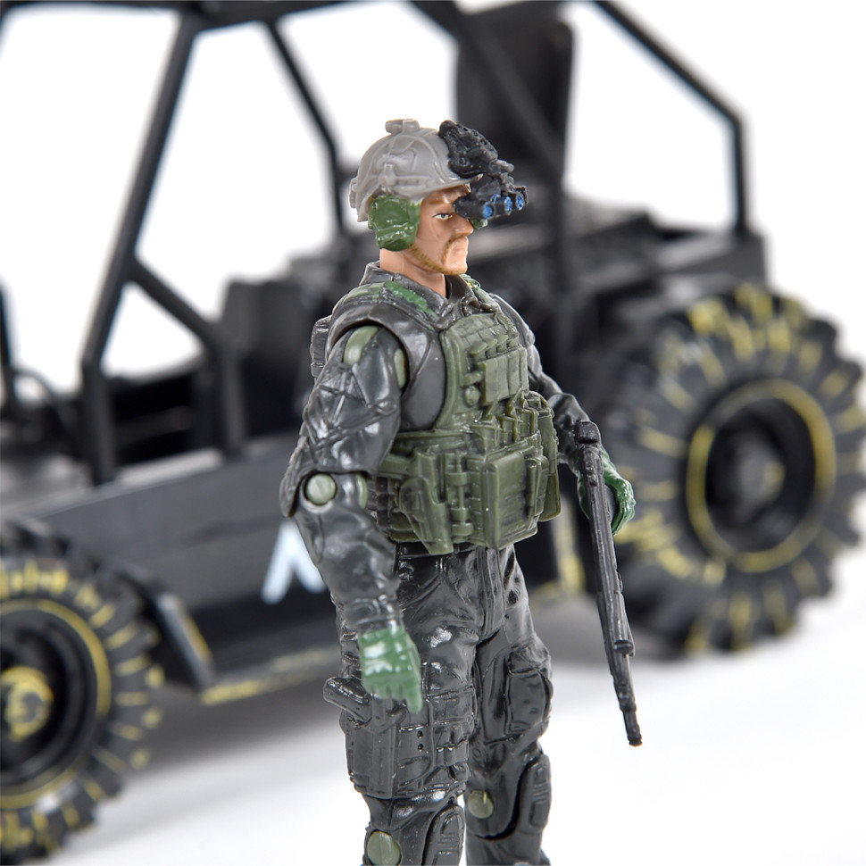Игровой набор ШТУРМОВАЯ МАШИНА «ДЕЛЬТА» ELITE FORCE 101858 машина, фигурка, аксессуары