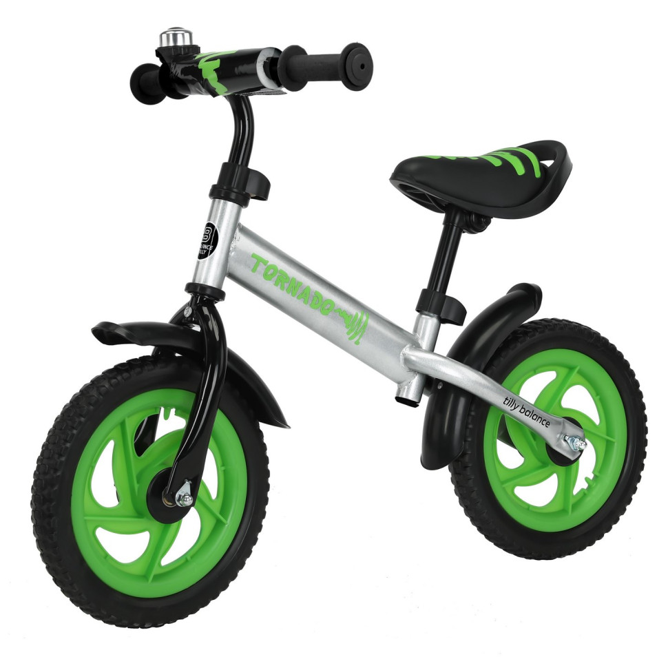 Детский беговел BALANCE BabyTilly Tornado T-21255/3 Green 12 дюймов
