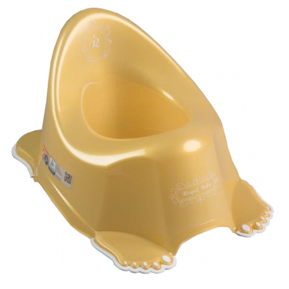 Горщик дитячий Royal Tega Baby PO-060-110-C, музичний, золотий