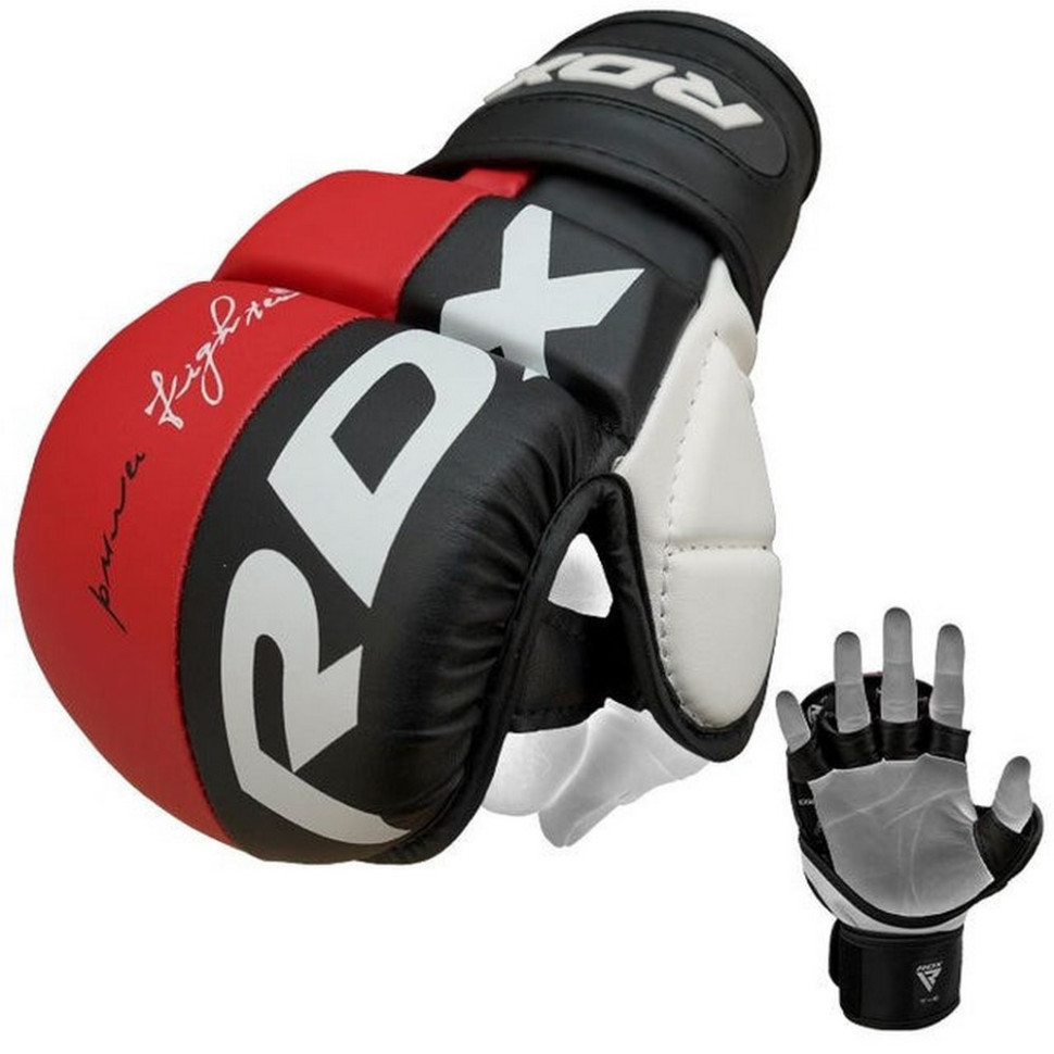 Перчатки для ММА T6 Plus Rex RDX Inc Limited GGR-T6R-L+ Red, L (капа в комплекте)