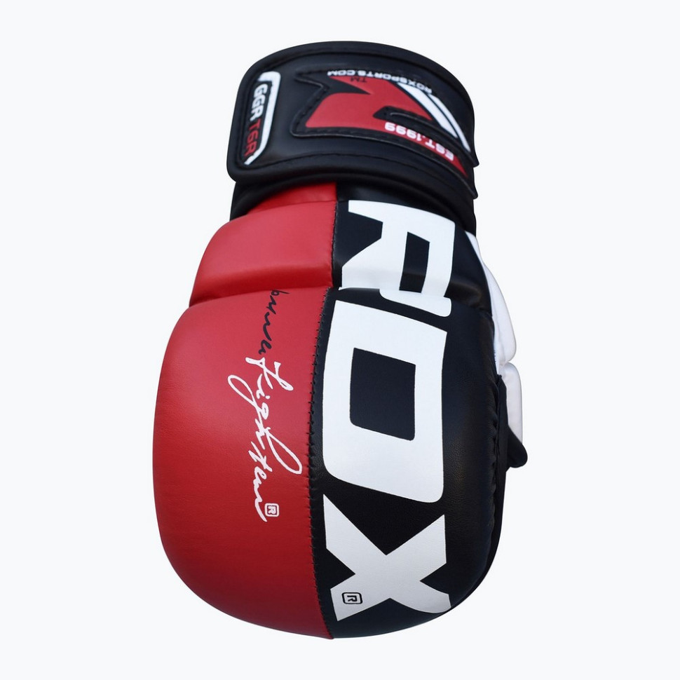Перчатки для ММА T6 Plus Rex RDX Inc Limited GGR-T6R-L+ Red, L (капа в комплекте)