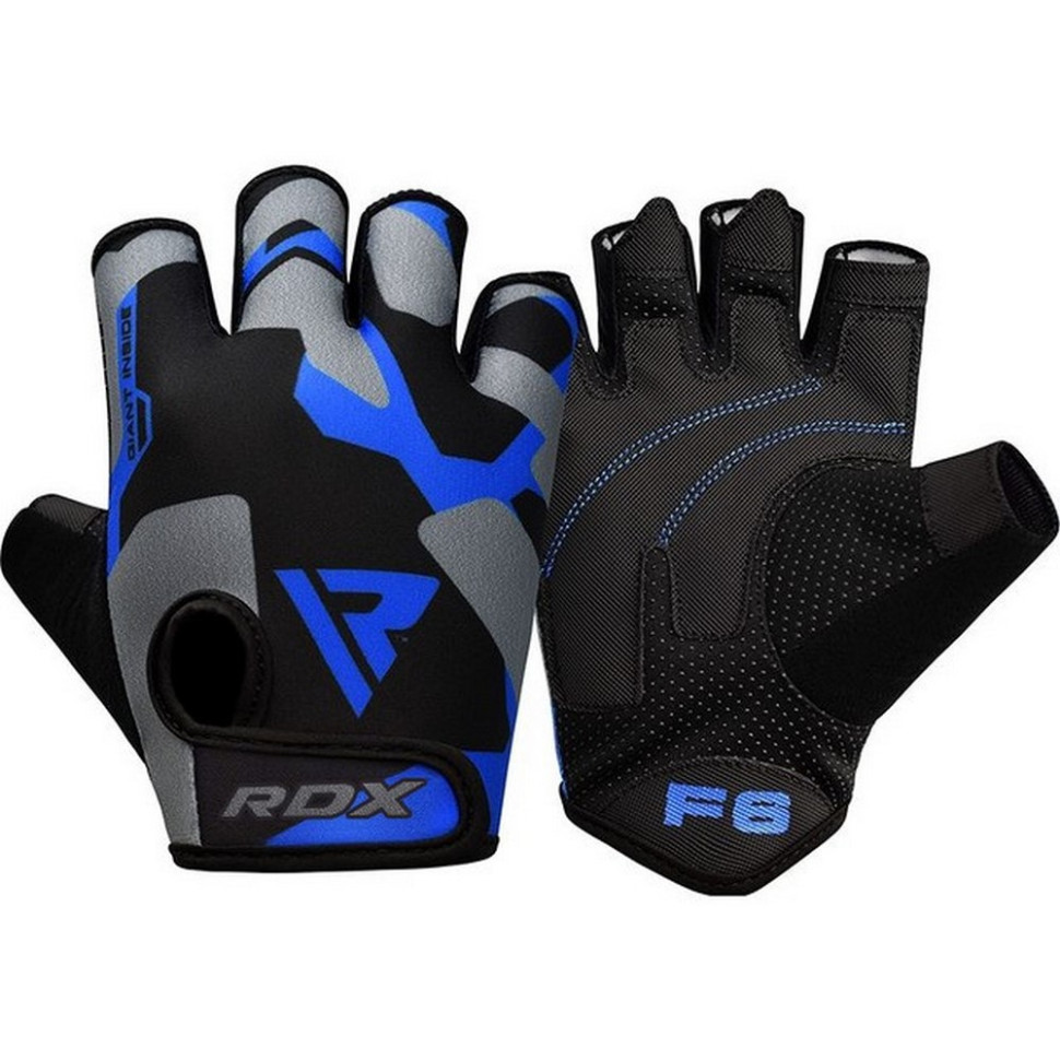 Перчатки для фитнеса F6 Sumblimation RDX Inc Limited WGS-F6U-S, Blue, S