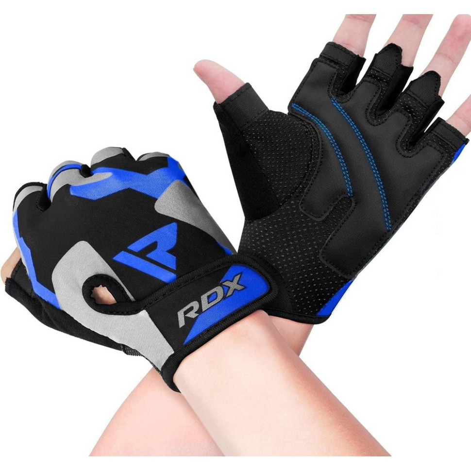 Перчатки для фитнеса F6 Sumblimation RDX Inc Limited WGS-F6U-S, Blue, S