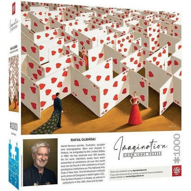 Пазл классический Imagination: Rafal Olbinski Excessive Meticulousness Puzzles GoodLoot 5908305243748, 1000 элементов