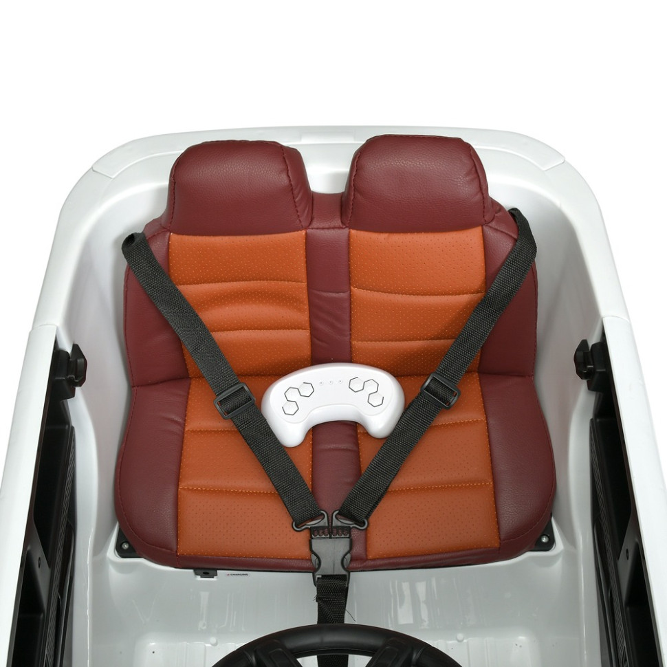 Дитячий електромобіль Джип Bambi Racer M 4837EBLR-1 білий до 40 кг