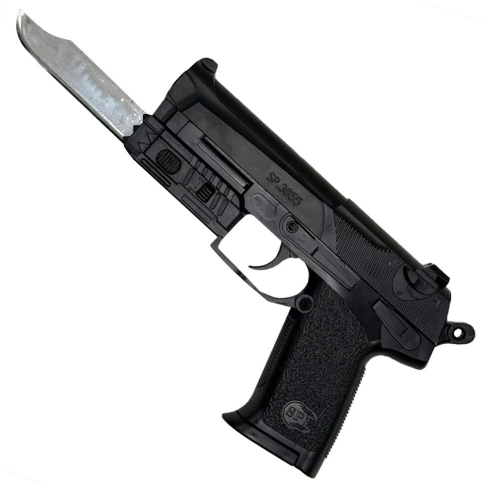 Детский игровой Пистолет Bambi SP3855-R+ пластикивые пульки