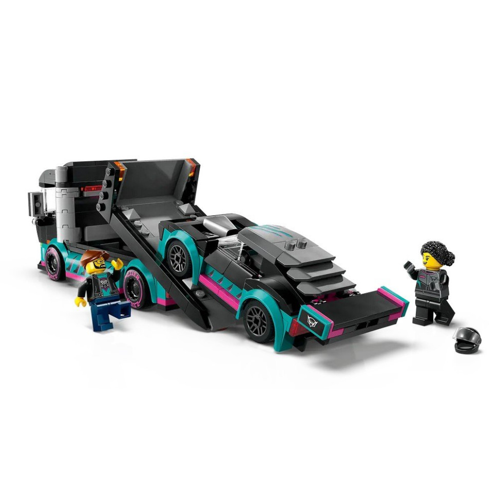 Конструктор Автомобіль для гонки та автовоз LEGO 60406, 328 деталей