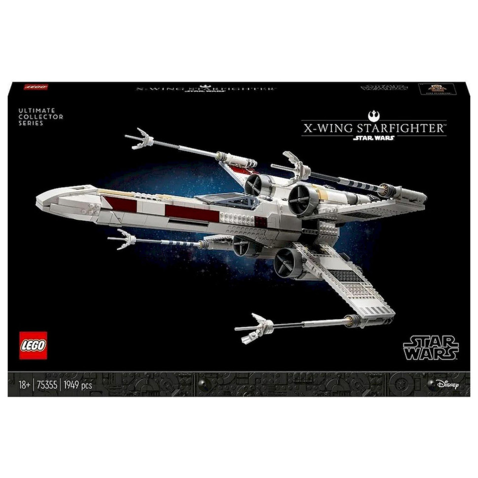 Конструктор LEGO Star Wars Истребитель X-Wing 75355, 1949 деталей