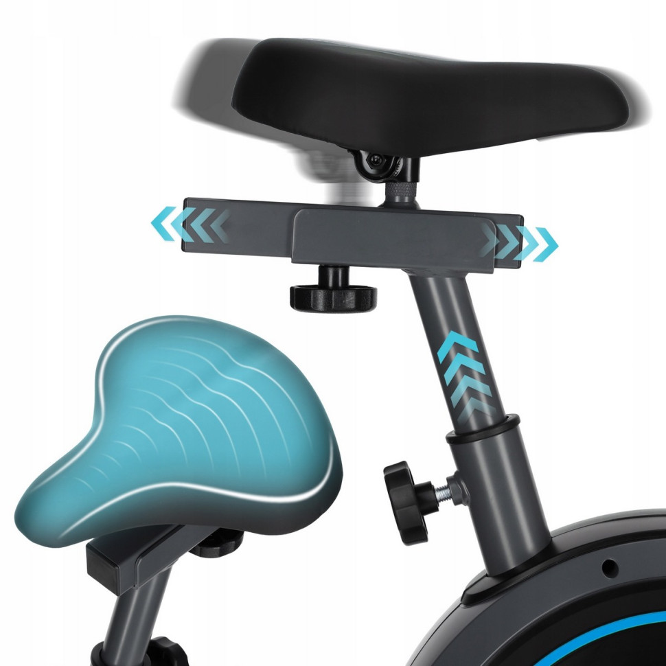 Велотренажер магнітний Evo+ 4FIZJO P-5905973401623 Black/Blue
