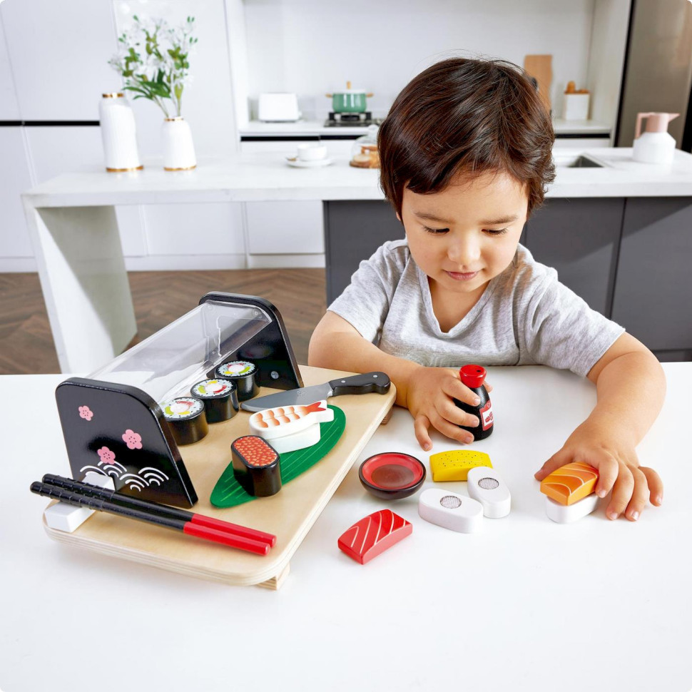 Игрушечные продукты Суши Hape E3186 с палочками для еды