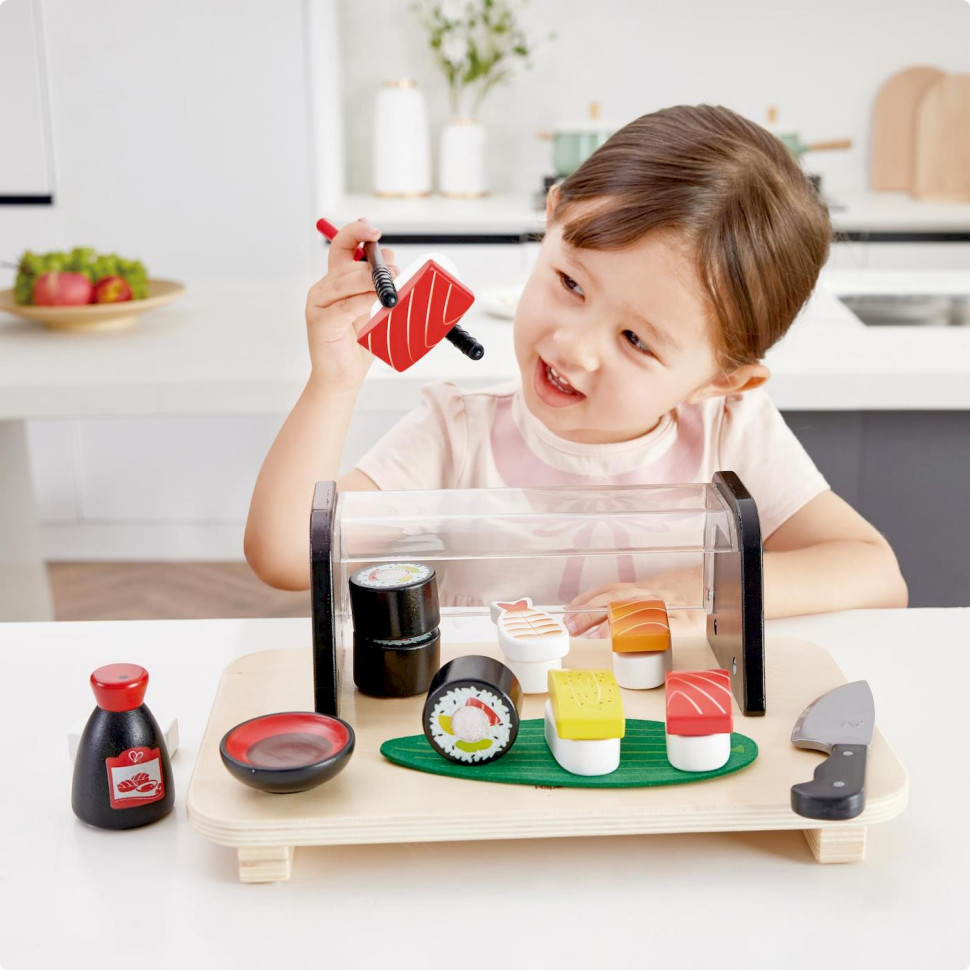 Игрушечные продукты Суши Hape E3186 с палочками для еды