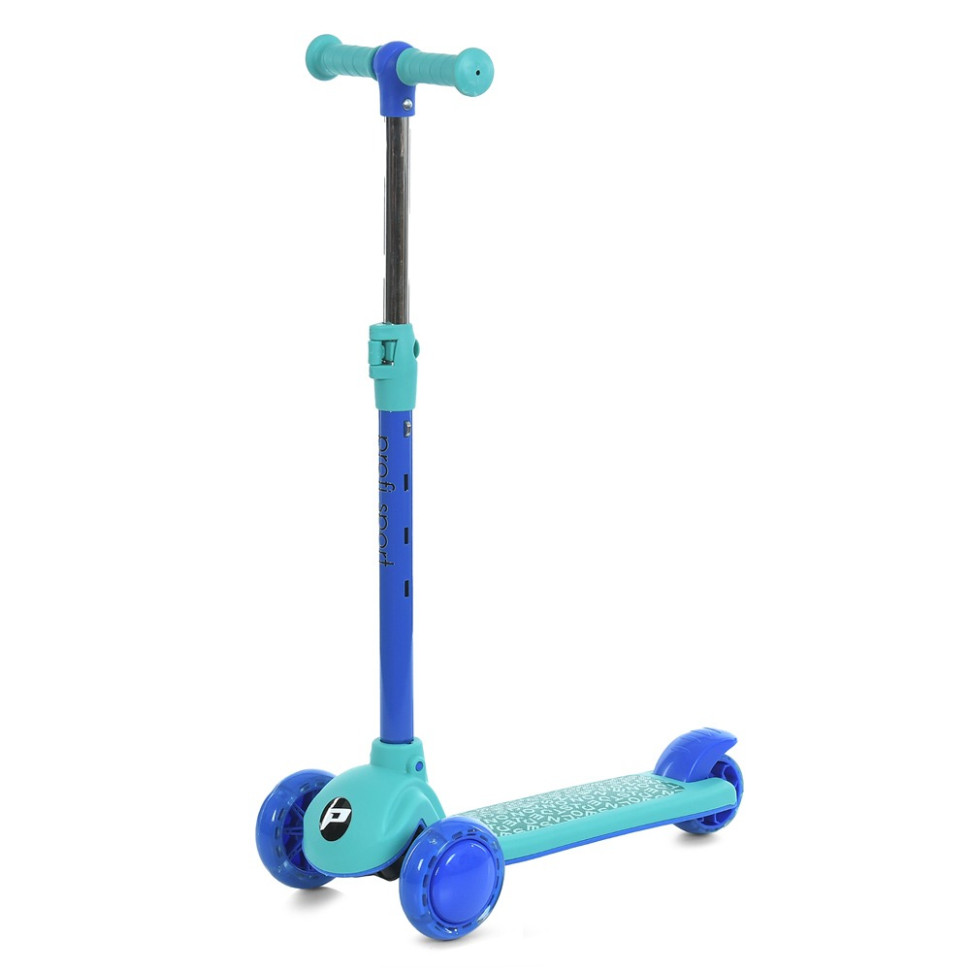Самокат дитячий триколісний Bambi JR3-139-BL, колеса зі світлом