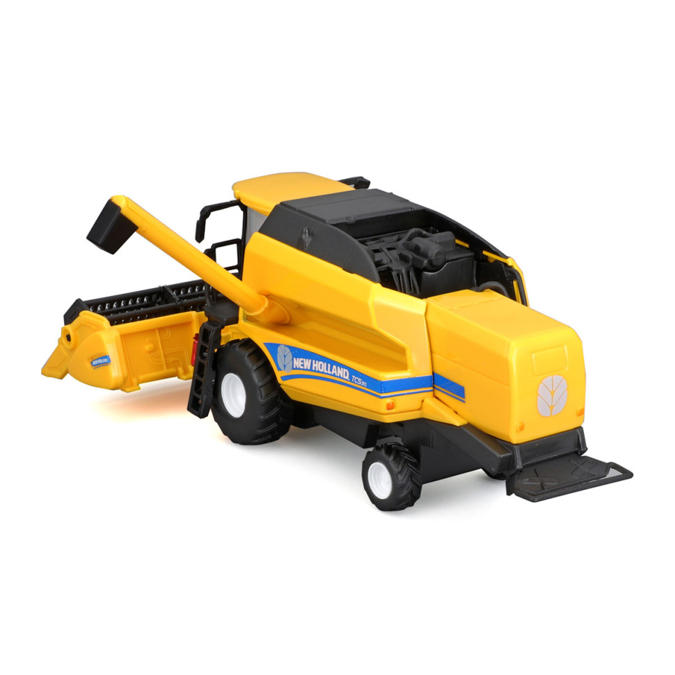 Автомодель Зернозбиральний комбайн New Holland TC5.90 Bburago 18-31721 із зерновою жниваркою