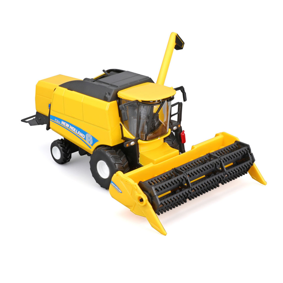Автомодель Зернозбиральний комбайн New Holland TC5.90 Bburago 18-31721 із зерновою жниваркою