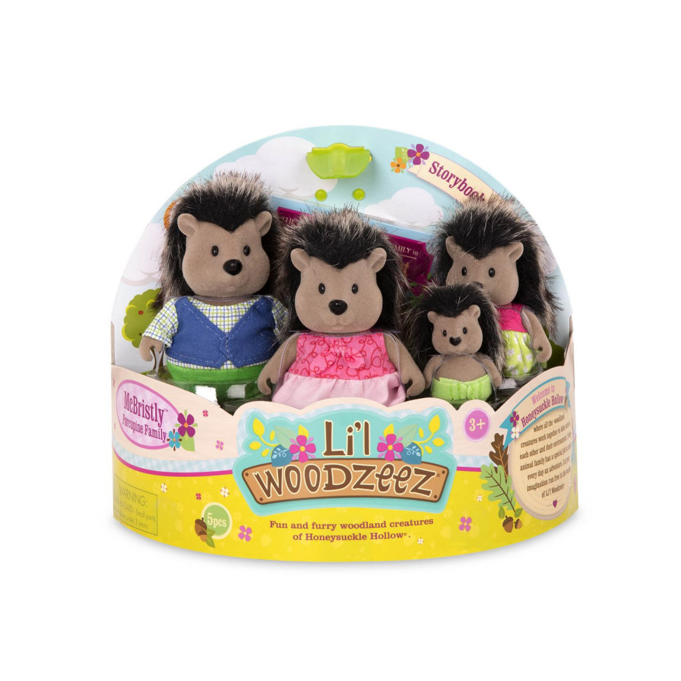 Набор фигурок Li'l Woodzeez Семья Дикобразов 6461Z