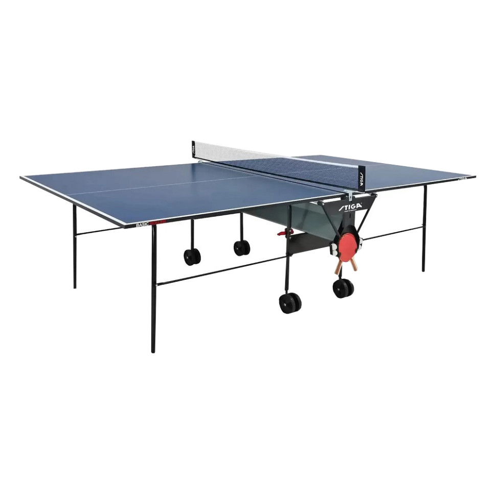 Теннисный стол Basic Roller Stiga 931481 Blue 274х152,5х76 см