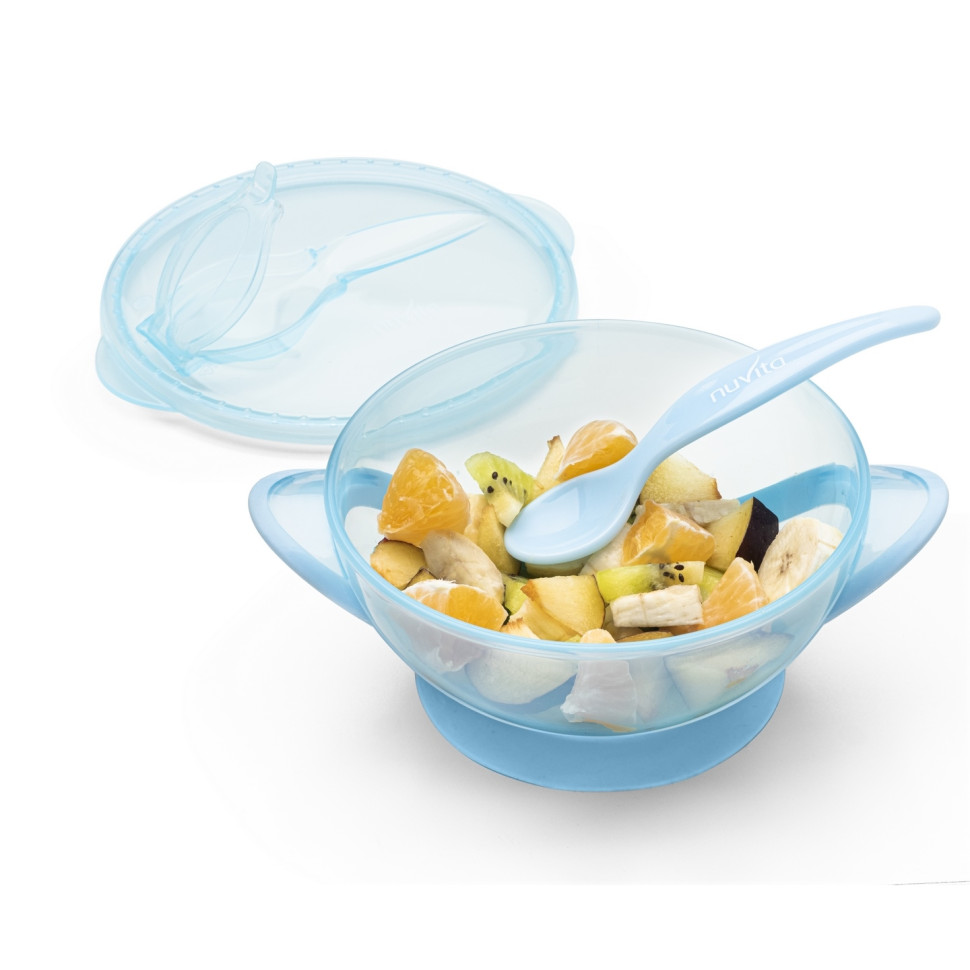 Набір Nuvita для годування дорожній COOL 6м+ Синій NV1421COOLBLUE