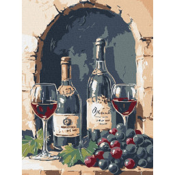 Картина по номерам "Гармония вина" ©art_selena_ru Идейка KHO5730, 30х40 см Картина по номерам "Гармония вина" ©art_selena_ru Идейка KHO5730, 30х40 см