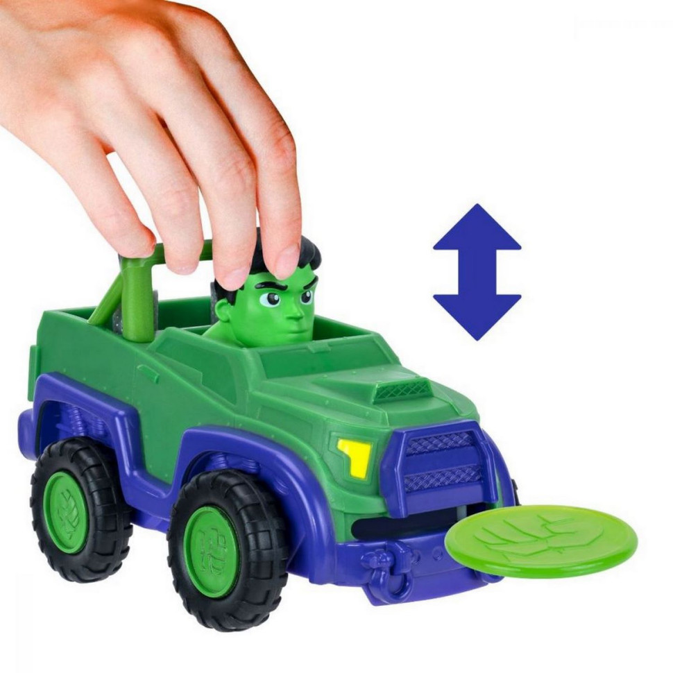 Машинка Spidey Little Vehicle Disc Dashers Hulk W1 Халк SNF0012