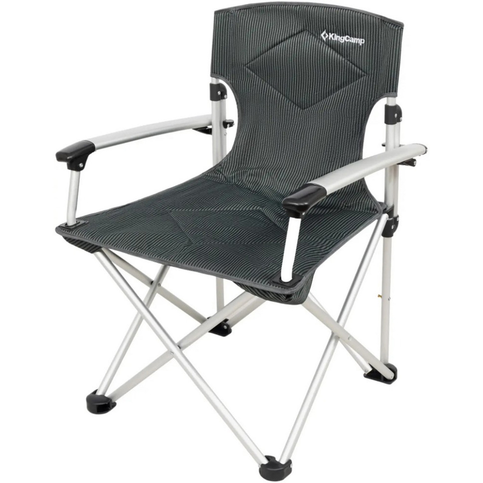 Крісло туристичне Conifer KingCamp KC2138_BLACKSTRIPS, до 136 кг