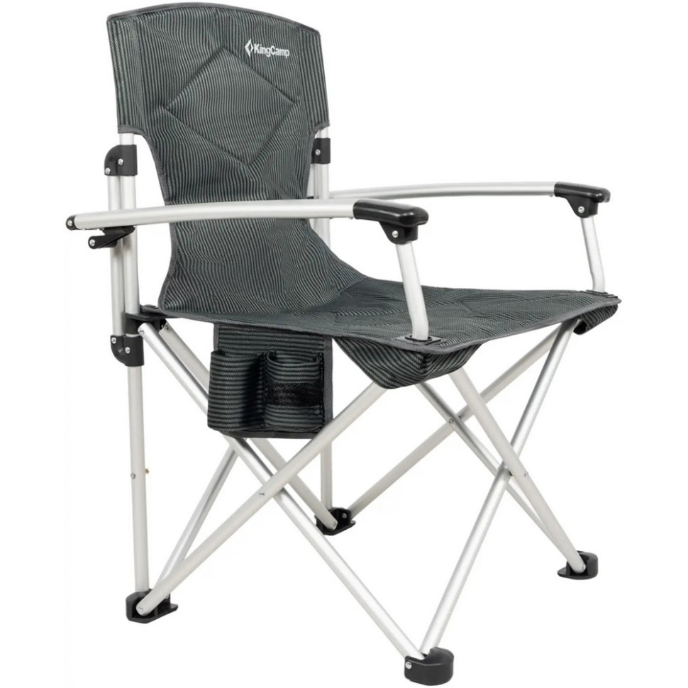 Крісло туристичне Conifer KingCamp KC2138_BLACKSTRIPS, до 136 кг
