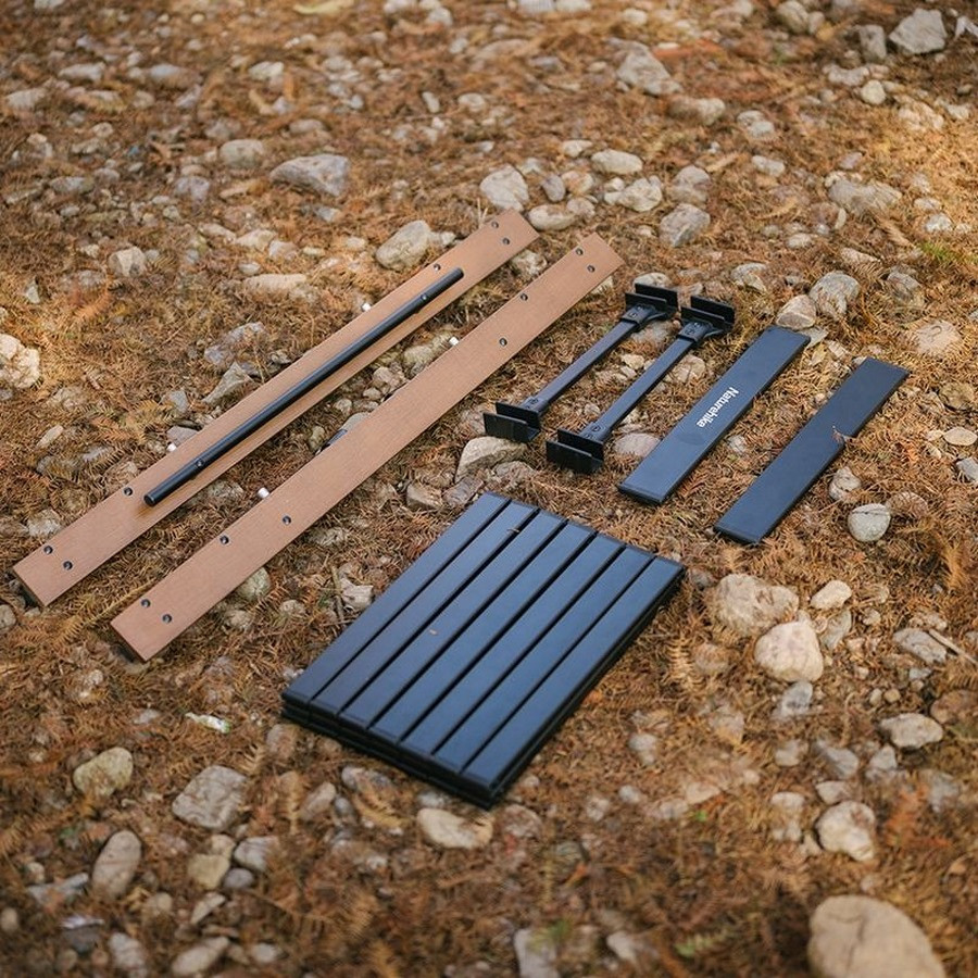 Розкладний стіл комбінований NH21JU011 Naturehike 6927595797808 алюміній/бук