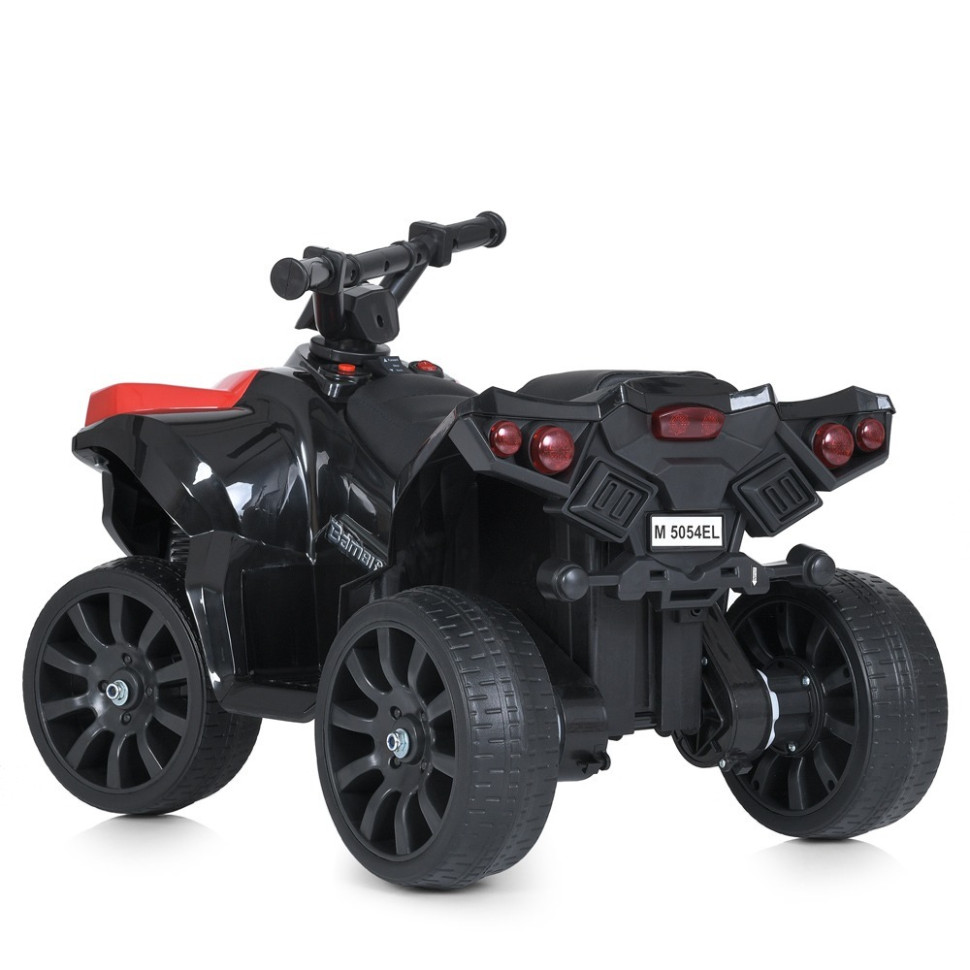 Квадроцикл Bambi Racer M 5054EL-3, 2мотора 45W, 1аккум6V4,5AH, муз, свет, EVA, кожа