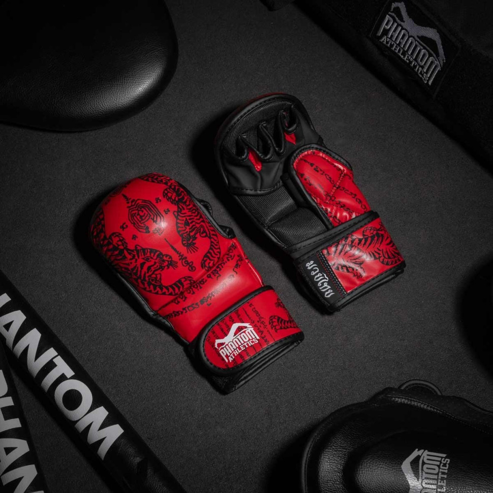 Перчатки для ММА Muay Thai Phantom PHMMAG2705-LXL Red, L/XL (капа в подарок)