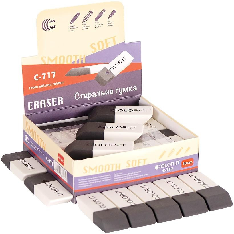 Ластик двухсторонний 717 COLOR-IT 717SP