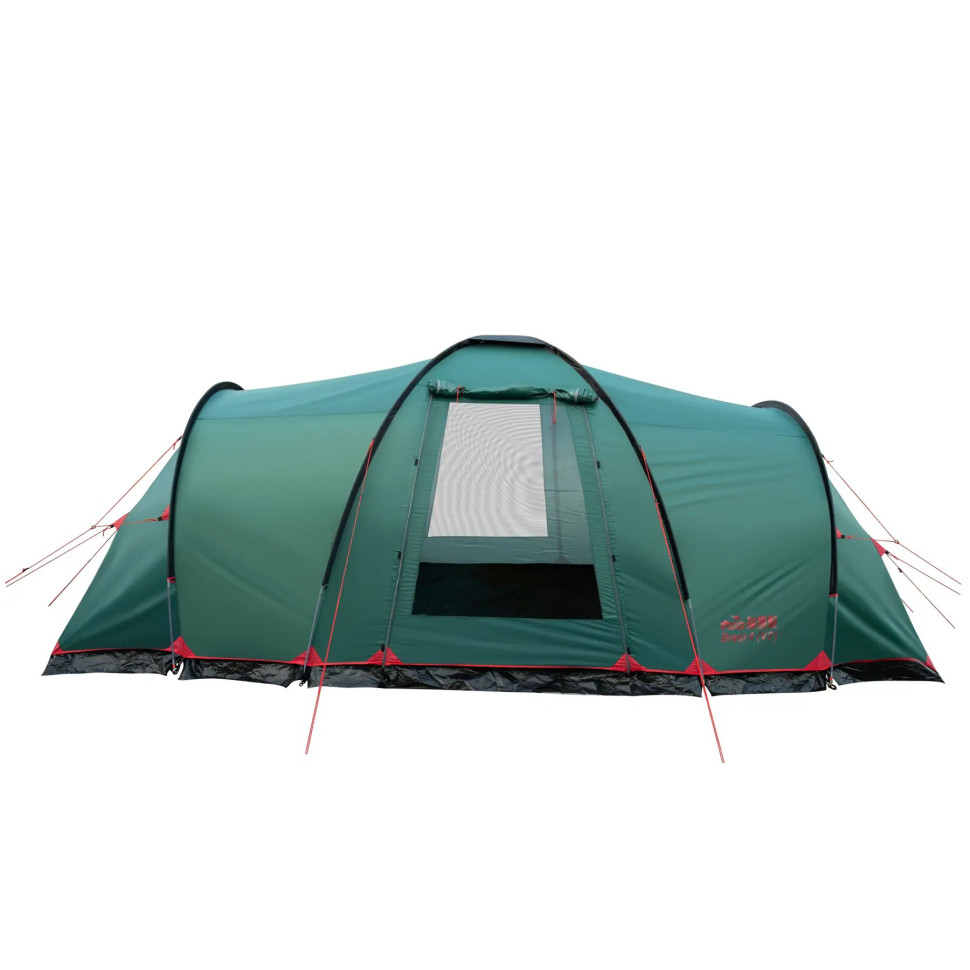 Туристическая палатка Brest 6 (v2) Tramp UTRT-083 зеленый, 6-местный