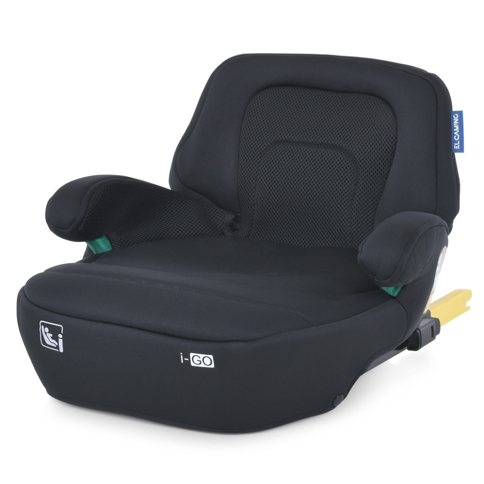 Автокресло-бустер EL CAMINO ME 1112 i-GO Black с креплением Isofix