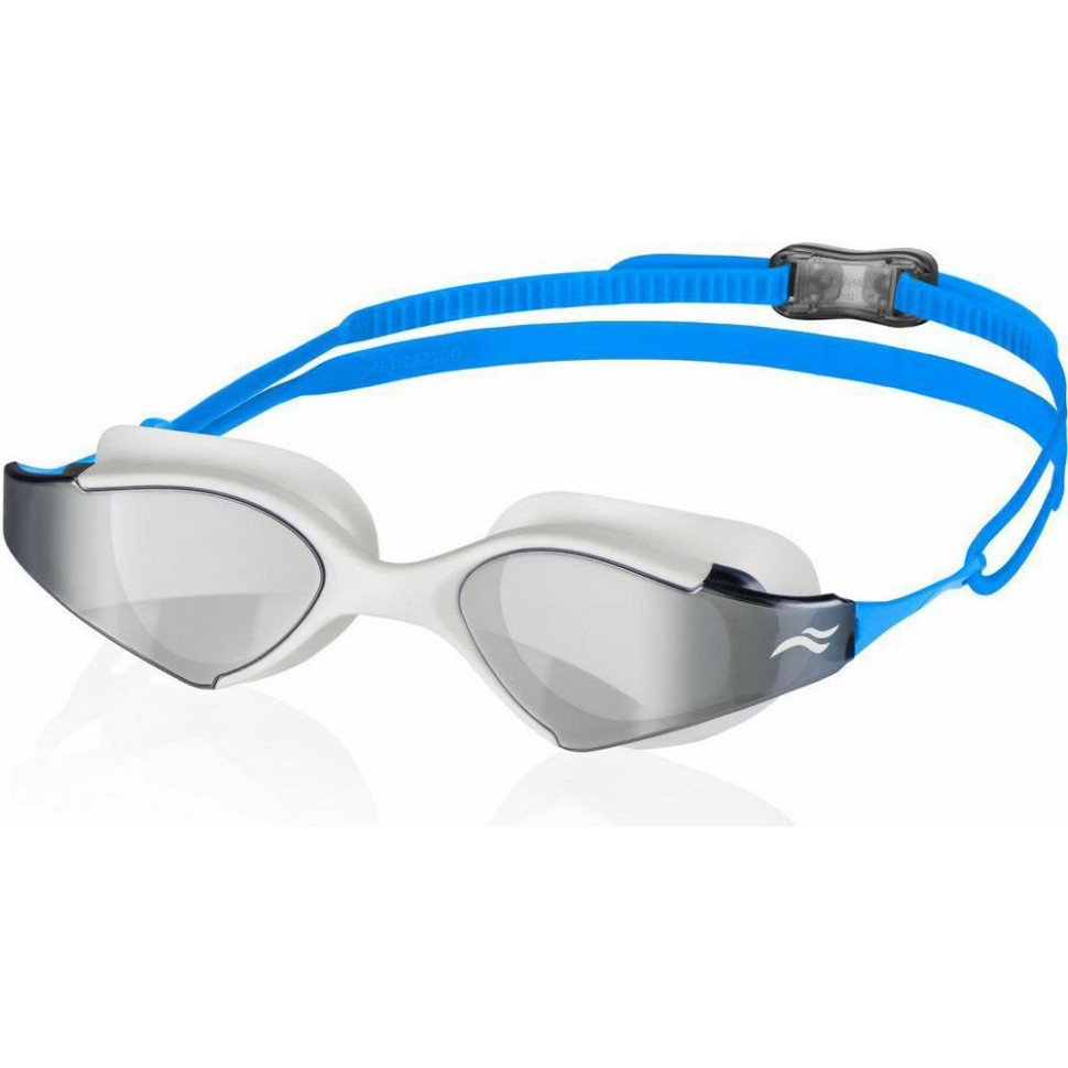 Очки для плавания BLADE MIRROR Aqua Speed 060-51(6139) белый, голубой, OSFM