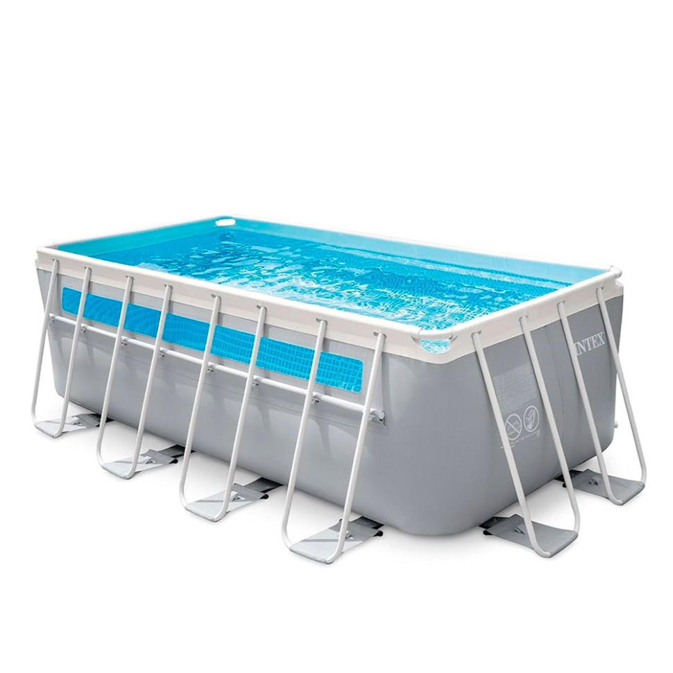 Каркасний басейн Intex 26770 фільтр-насос, сходи, тент 8418 л
